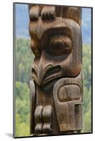 Canada, British Columbia, Kispiox. Detail of totem pole.-Jaynes Gallery-Mounted Photographic Print