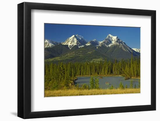 Canada, British Columbia, Kootenay National Park. Canoeing on Kootenay River.-Jaynes Gallery-Framed Photographic Print