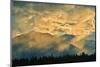 Canada, British Columbia, Kootenay National Park. Sunset in Canadian Rocky Mountains.-Jaynes Gallery-Mounted Photographic Print