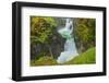 Canada, British Columbia, Little Qualicum Falls Provincial Park. Waterfalls on Little Qualicum Rive-Jaynes Gallery-Framed Photographic Print