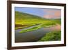 Canada, British Columbia. Lower Gnat Lake and mountains.-Jaynes Gallery-Framed Photographic Print