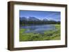 Canada, British Columbia. Mehan Lake and Coast Mountains.-Jaynes Gallery-Framed Photographic Print