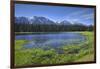 Canada, British Columbia. Mehan Lake and Coast Mountains.-Jaynes Gallery-Framed Photographic Print