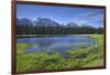 Canada, British Columbia. Mehan Lake and Coast Mountains.-Jaynes Gallery-Framed Photographic Print