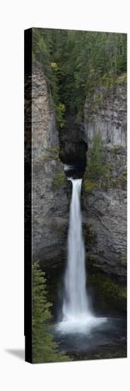 Canada, British Columbia. Panoramic image, Spahats Falls, Wells-Gray Provincial Park.-Judith Zimmerman-Stretched Canvas