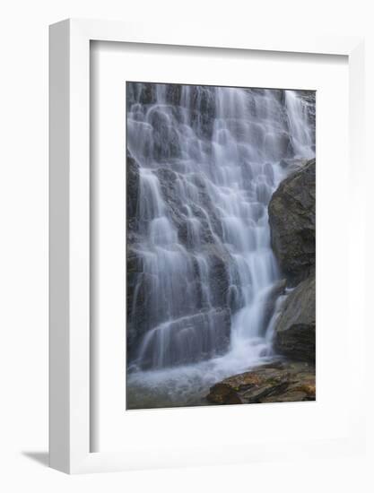 Canada, British Columbia, Selkirk Mountains. Waterfall scenic.-Jaynes Gallery-Framed Photographic Print