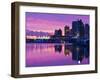 Canada, British Columbia, Vancouver, City View and Canada Place from Coal Harbour-Walter Bibikow-Framed Photographic Print