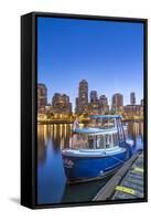 Canada, British Columbia, Vancouver, False Creek Water Taxi-Rob Tilley-Framed Stretched Canvas