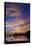 Canada, British Columbia Vancouver Island, Ucluelet, West Coast, Kayak at Sunset-Christian Heeb-Stretched Canvas