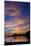 Canada, British Columbia Vancouver Island, Ucluelet, West Coast, Kayak at Sunset-Christian Heeb-Mounted Photographic Print