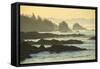 Canada, British Columbia Vancouver Island, Ucluelet, West Coast-Christian Heeb-Framed Stretched Canvas