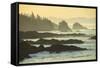 Canada, British Columbia Vancouver Island, Ucluelet, West Coast-Christian Heeb-Framed Stretched Canvas
