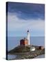 Canada, British Columbia, Vancouver Island, Victoria, Fisgard Lighthouse-Walter Bibikow-Stretched Canvas