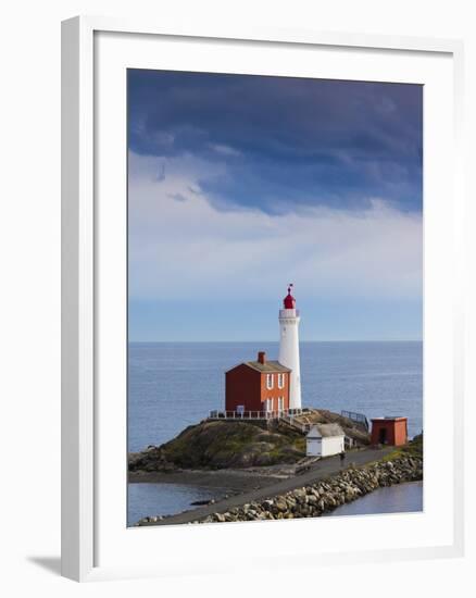 Canada, British Columbia, Vancouver Island, Victoria, Fisgard Lighthouse-Walter Bibikow-Framed Photographic Print