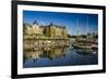 Canada, British Columbia, Vancouver Island, Victoria, Harbor and Empress Hotel-Christian Heeb-Framed Photographic Print