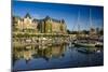 Canada, British Columbia, Vancouver Island, Victoria, Harbor and Empress Hotel-Christian Heeb-Mounted Photographic Print