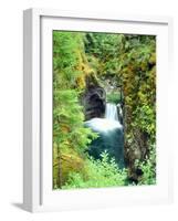 Canada, British Columbia. Waterfall on the Little Qualicum River-Jaynes Gallery-Framed Photographic Print