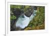 Canada, British Columbia. Waterfall on the Little Qualicum River.-Jaynes Gallery-Framed Photographic Print