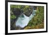 Canada, British Columbia. Waterfall on the Little Qualicum River.-Jaynes Gallery-Framed Photographic Print