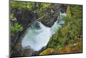 Canada, British Columbia. Waterfall on the Little Qualicum River.-Jaynes Gallery-Mounted Photographic Print