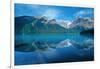 Canada, British Columbia, Yoho National Park. Emerald Lake reflection.-Jaynes Gallery-Framed Photographic Print