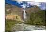 Canada, British Columbia, Yoho National Park. Takakkaw Falls and Kicking Horse River.-Jaynes Gallery-Mounted Photographic Print