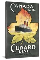 Canada by the Cunard Line Poster-null-Stretched Canvas