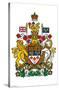 Canada - Coat of Arms-Trends International-Stretched Canvas