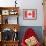 Canada Country Flag - Barnwood Painting-Lantern Press-Framed Art Print displayed on a wall