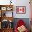 Canada Country Flag - Barnwood Painting-Lantern Press-Framed Art Print displayed on a wall