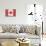 Canada Country Flag - Barnwood Painting-Lantern Press-Stretched Canvas displayed on a wall