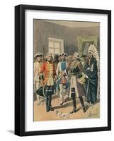 Canada: Defiant French-Louis Charles Bombled-Framed Art Print