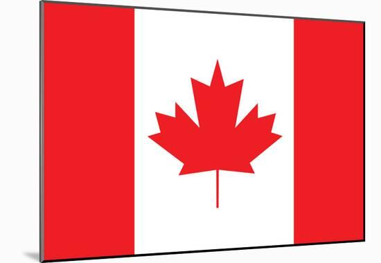 Canada Flag Art Print Poster-null-Mounted Poster