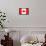 Canada Flag Art Print Poster-null-Framed Poster displayed on a wall