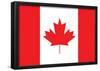 Canada Flag Art Print Poster-null-Framed Poster