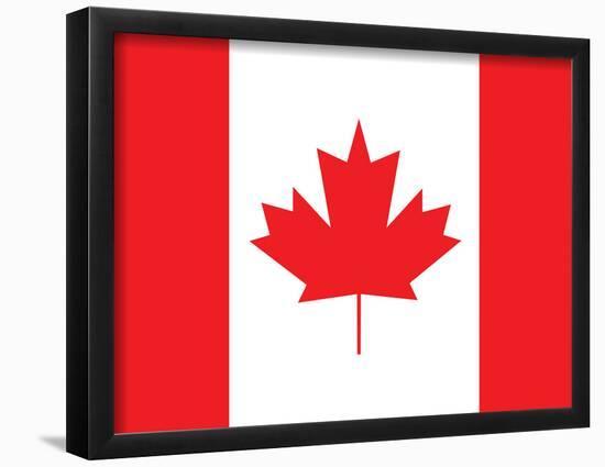 Canada Flag Art Print Poster-null-Framed Poster