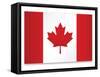 Canada Flag-ekler-Framed Stretched Canvas