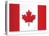 Canada Flag-ekler-Stretched Canvas