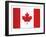 Canada Flag-ekler-Framed Art Print