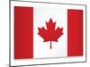 Canada Flag-ekler-Mounted Art Print