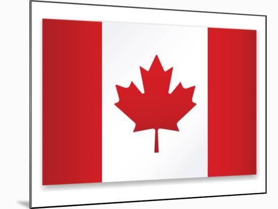 Canada Flag-ekler-Mounted Art Print