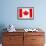 Canada Flag-jlgoodyear-Framed Art Print displayed on a wall