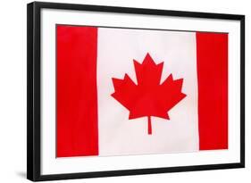 Canada Flag-jlgoodyear-Framed Art Print