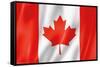 Canada - Flag-Trends International-Framed Stretched Canvas