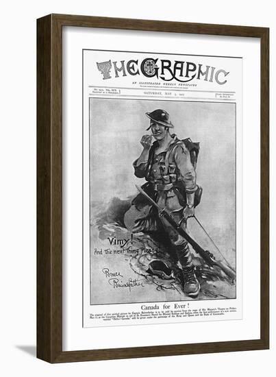 Canada for Ever!-Bruce Bairnsfather-Framed Art Print