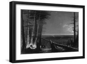Canada Forest Scene-WH Bartlett-Framed Art Print