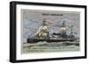 Canada, French Steamship of the Compagnie Generale Transatlantique, 1874-null-Framed Giclee Print