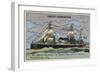 Canada, French Steamship of the Compagnie Generale Transatlantique, 1874-null-Framed Giclee Print