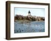Canada Geese Enjoy a Sunny Day on Capitol Lake in Pierre, S.D.-null-Framed Photographic Print