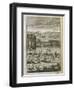 Canada, History of Exploration, Daily Life in Tribe from Manners of American Savages-Jost Amman-Framed Giclee Print